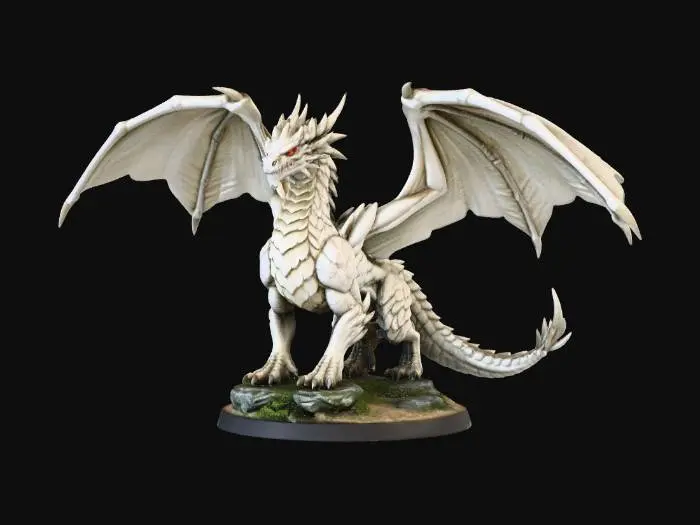 3D model for ivory dragon