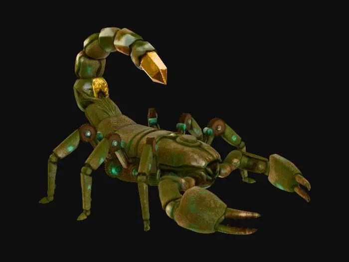 3D model for Amber-Crowned Automaton Scorpion