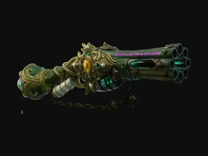 3D model for Abyssal Cthulhu Cannon