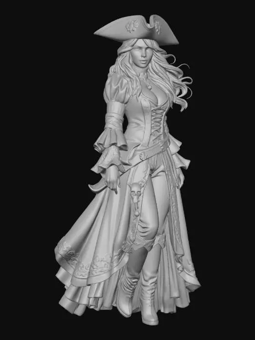 3D model for just another Pirate Queen