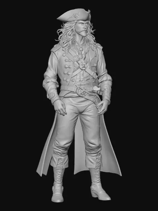 3D model for Captain of the High Seas