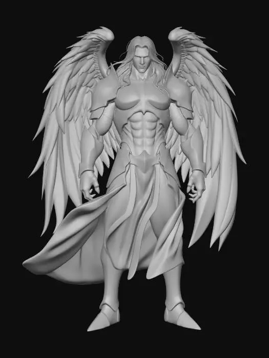 3D model for Meshy_AI_Celestial_Guardian_0126204040_generate