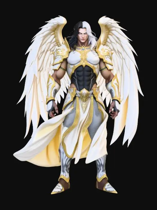 3D model for Meshy_AI_Celestial_Guardian_0126204040_generate