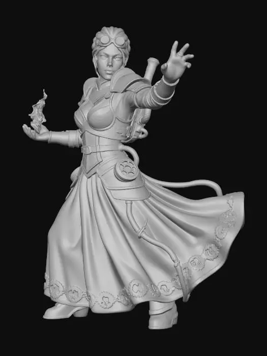 3D model for Steampunk Elementalist