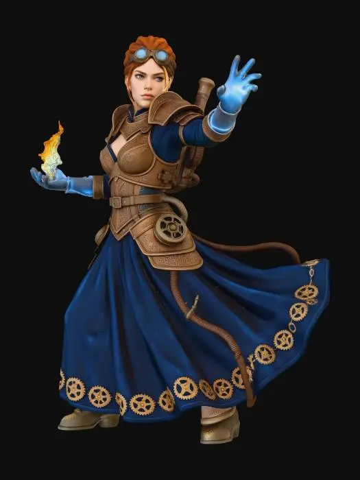 3D model for Steampunk Elementalist