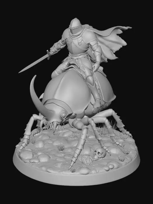 3D model for Knight of the Dung Beetle