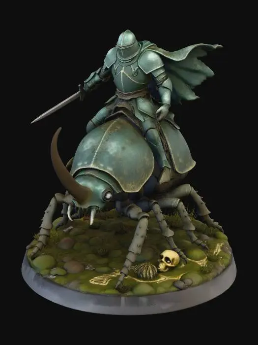 3D model for Knight of the Dung Beetle