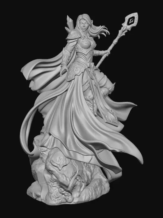 3D model for Sorceress of the Night Realms