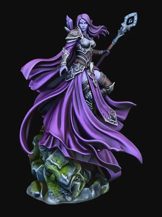3D model for Sorceress of the Night Realms