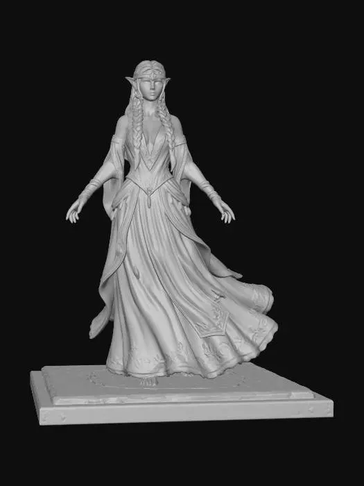 3D model for Night Elf Princess