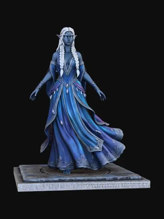 3D model for Night Elf Princess