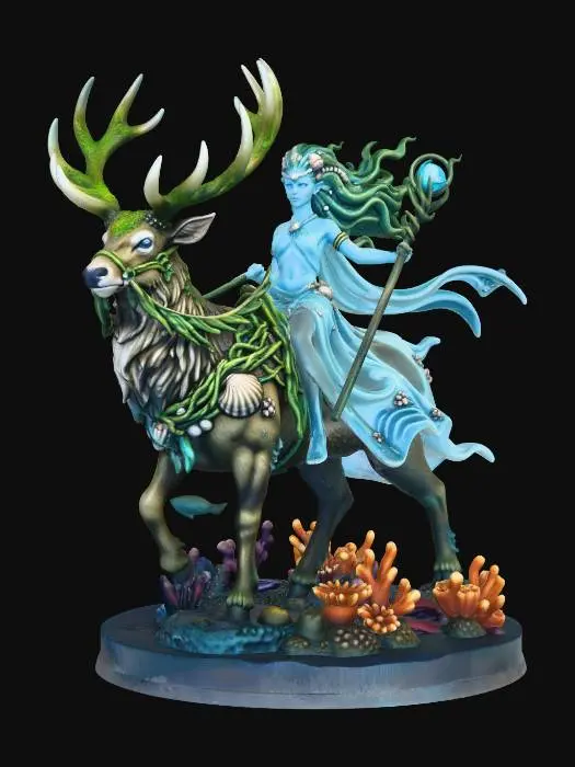 3D model for Water Elf on Deer