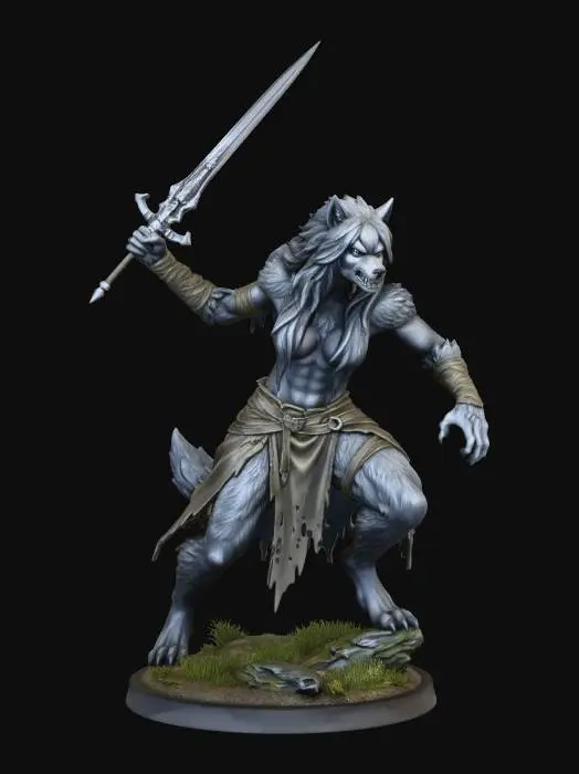 3D model for Moonblade Warlord