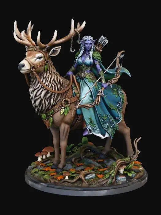 3D model for Stagbound Elven Archer