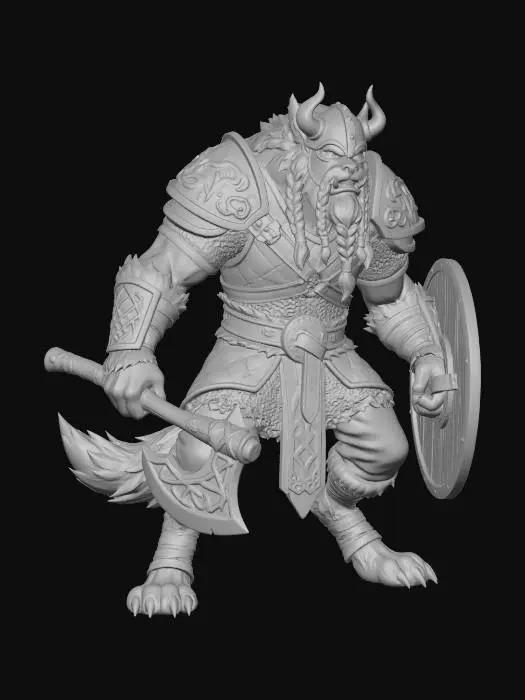 3D model for Frostwolf Berserker