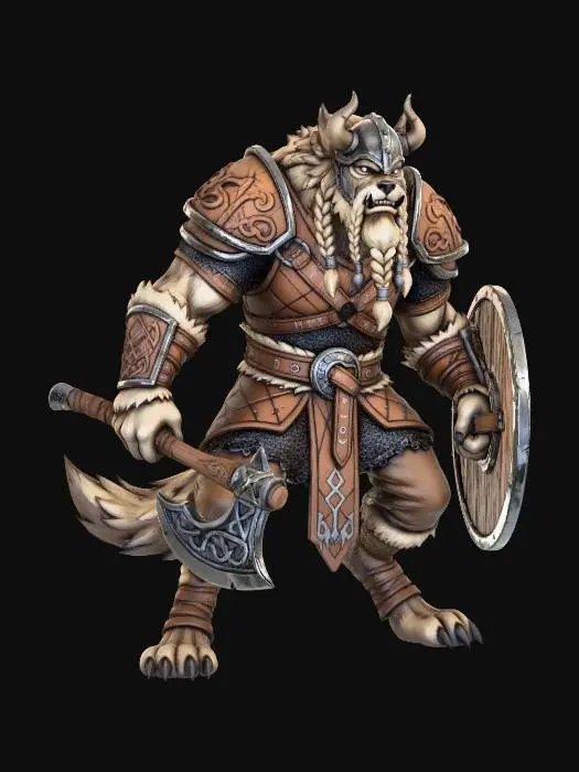3D model for Frostwolf Berserker