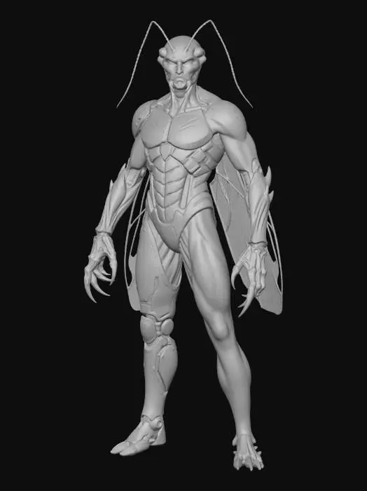 3D model for Robo Mantis Men - Xlaris