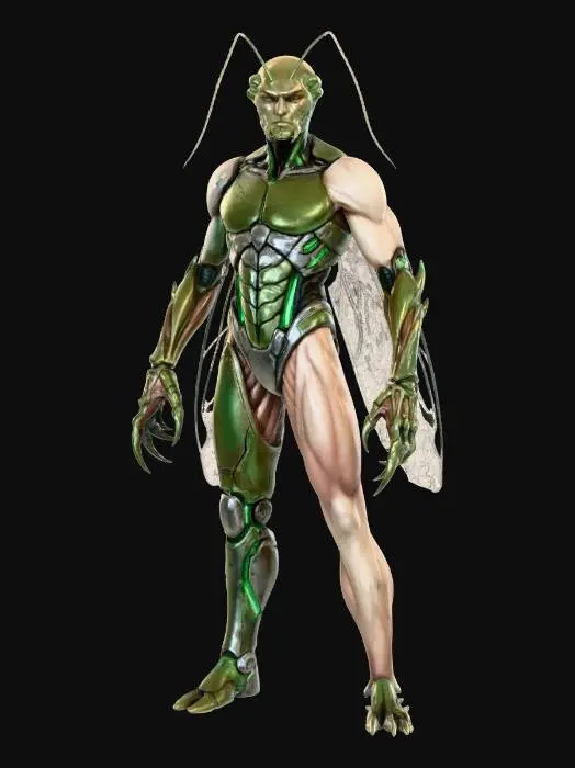 3D model for Robo Mantis Men - Xlaris