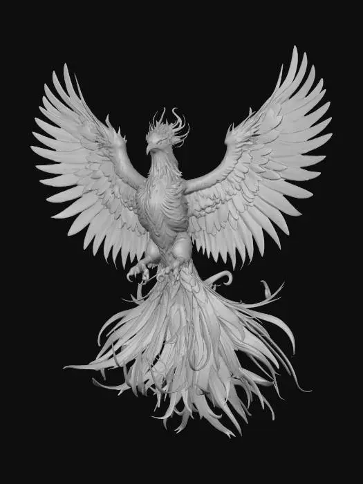 3D model for Phoenix of Embers