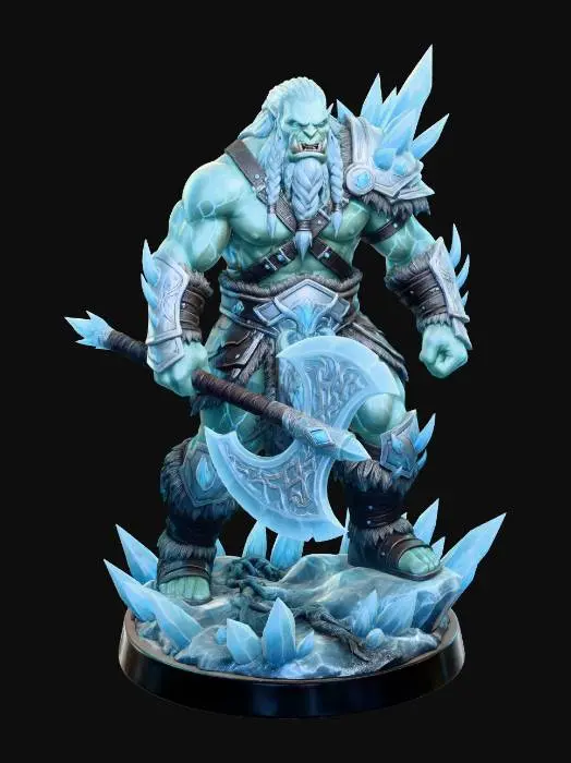 3D model for Icebound Orc Warlord