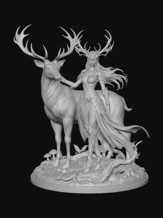 3D model for Frost Queen and the Ice Stag