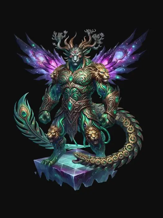 3D model for Astral Stag Warden