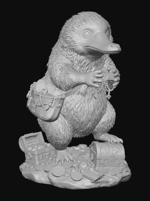 3D model for Treasure Hoarding Otter