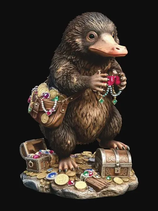 3D model for Treasure Hoarding Otter