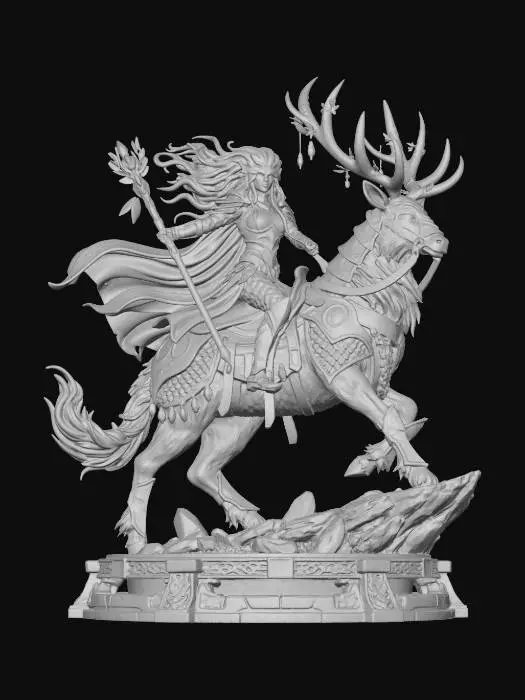 3D model for Runebound Rider on the Starstag, #EasterEgg2026#