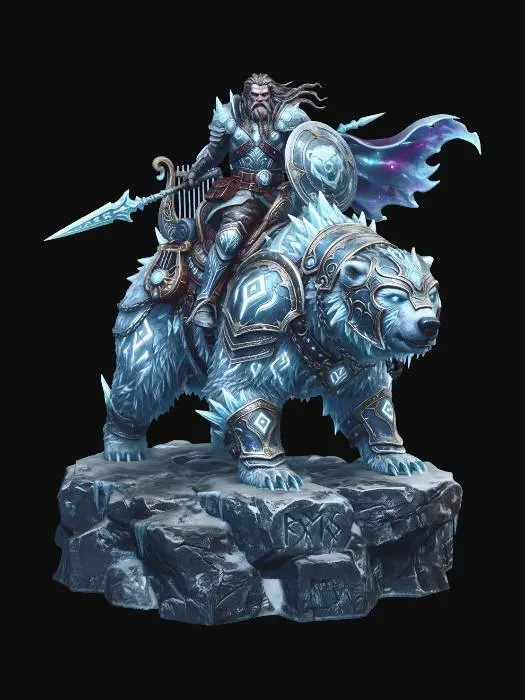 3D model for Frostbound Barden #EasterEgg2026#Warlord