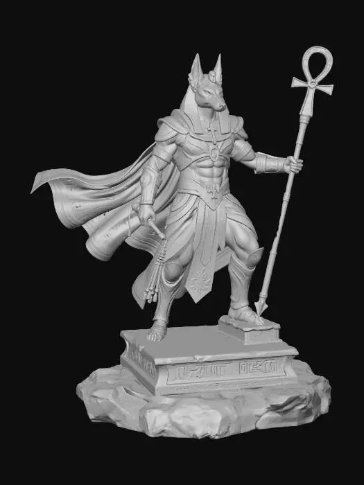 3D model for Astral Anubis Statue
