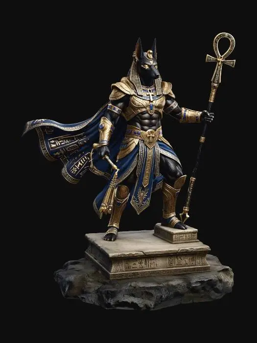 3D model for Astral Anubis Statue