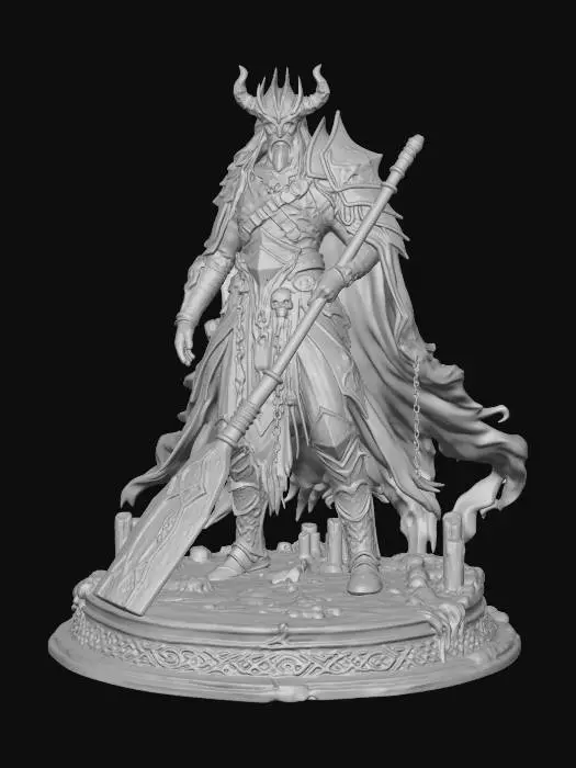 3D model for The Frostbound Warlord