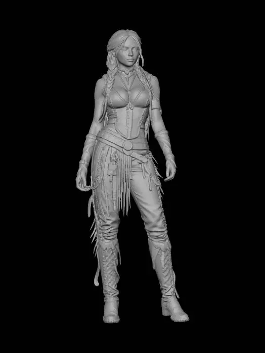 3D model for Fringe Frontier Warrior