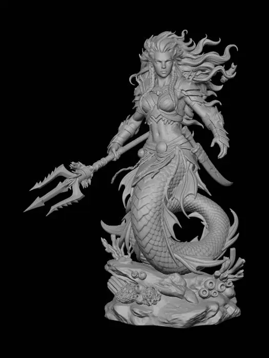 3D model for Abyssal Siren