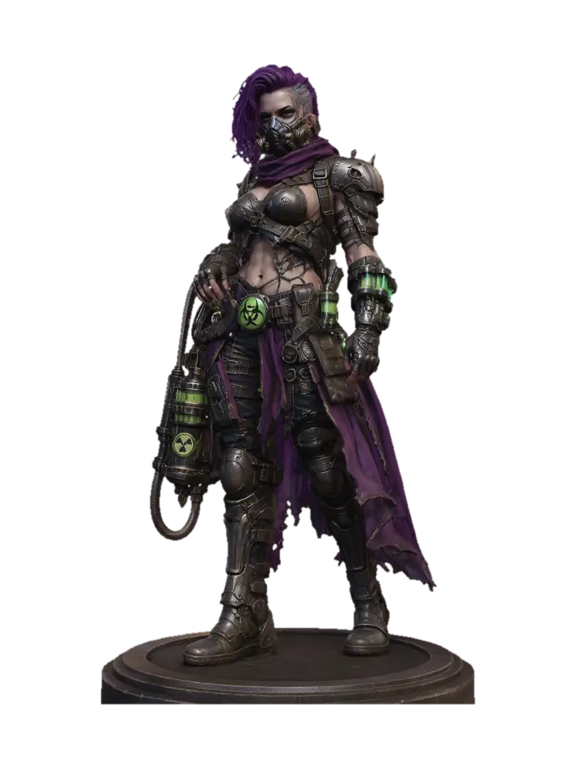 Biohazard Vanguard - Apocalypse 3D model, vytvořený pomocí AI