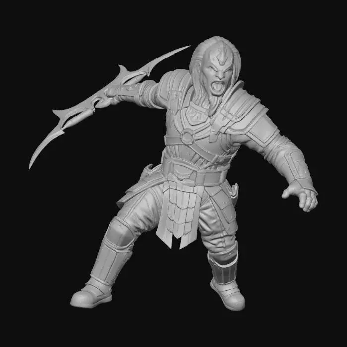 3D model for Klimgon warrior