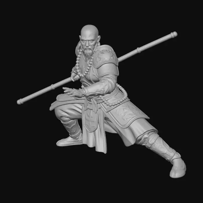 3D model for Shaolin Monk's Resolve