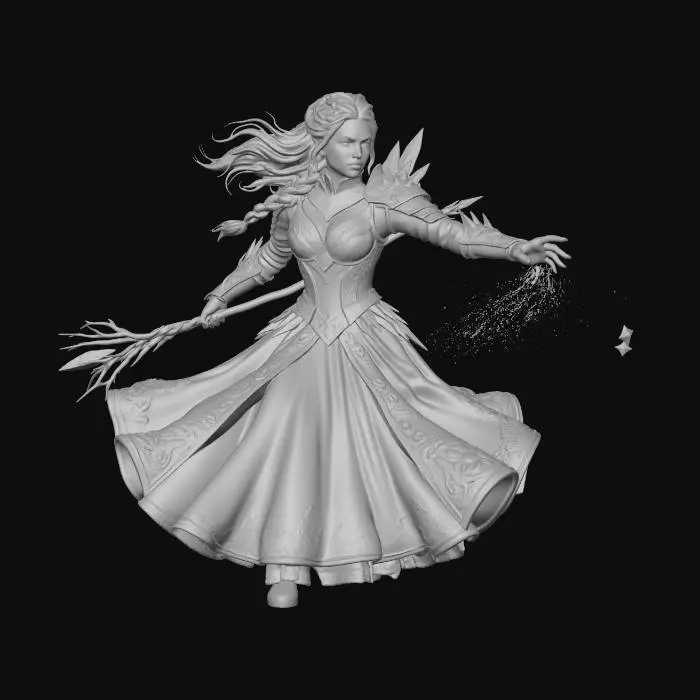 3D model for Frost Queen Unleashed