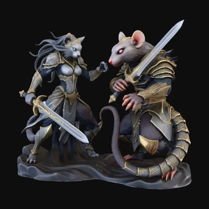 3D model for Cats's & Rat's