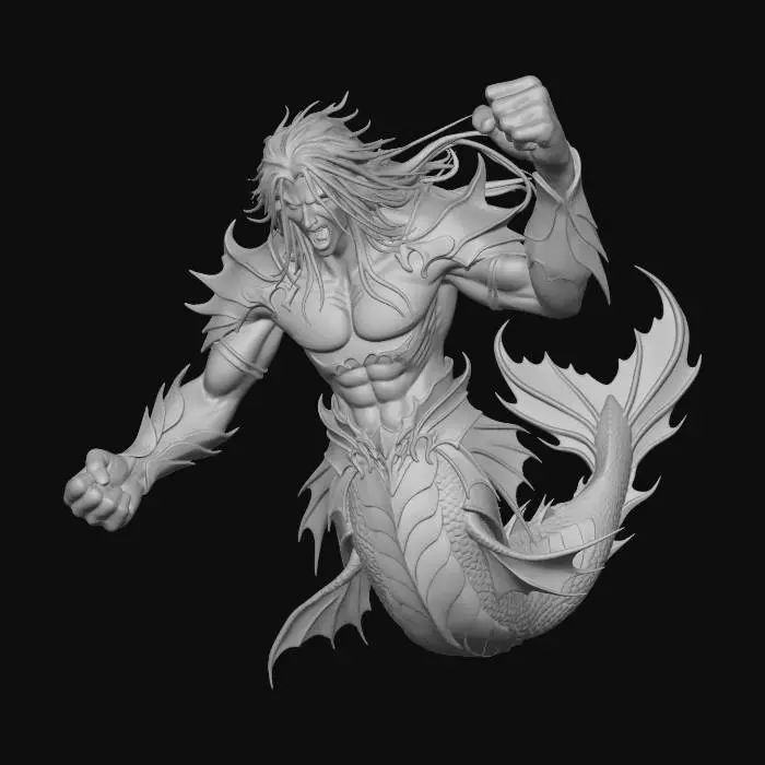 3D model for Epic Merman Fury