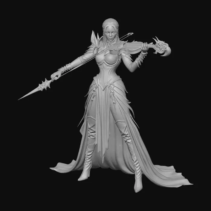 3D model for Evil Violinist