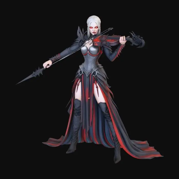 3D model for Evil Violinist