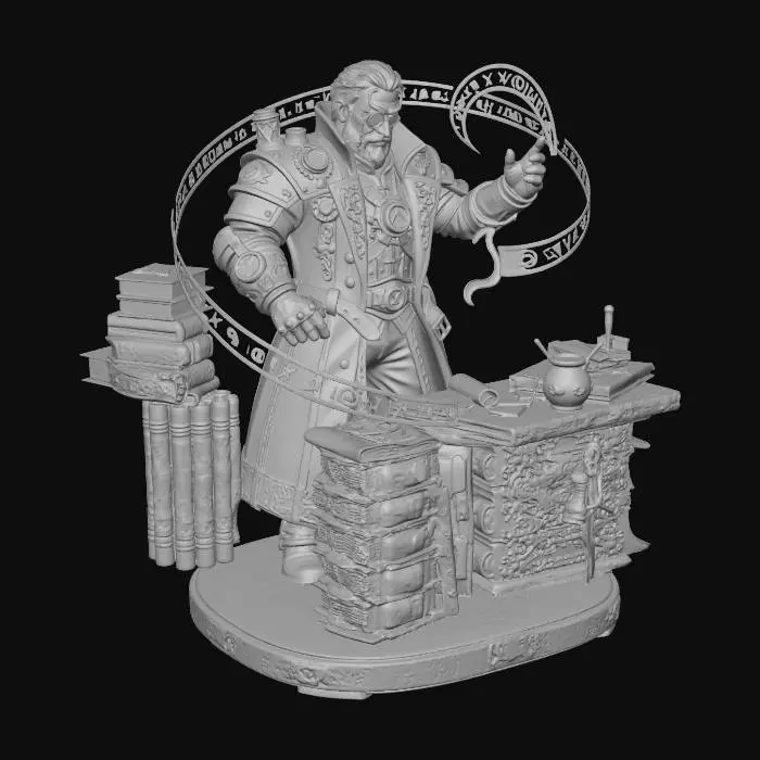 3D model for Steampunk Enchanter