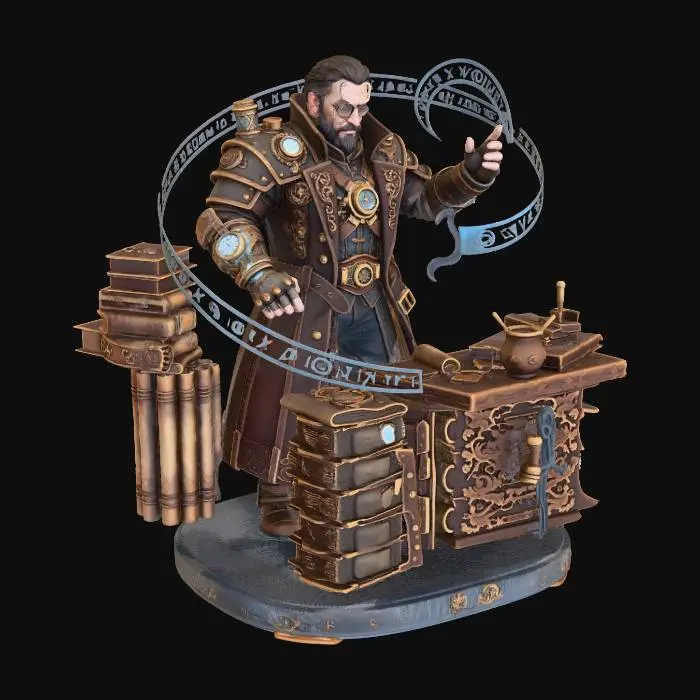 3D model for Steampunk Enchanter