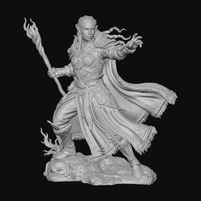 3D model for Woodelf Druid Summoner