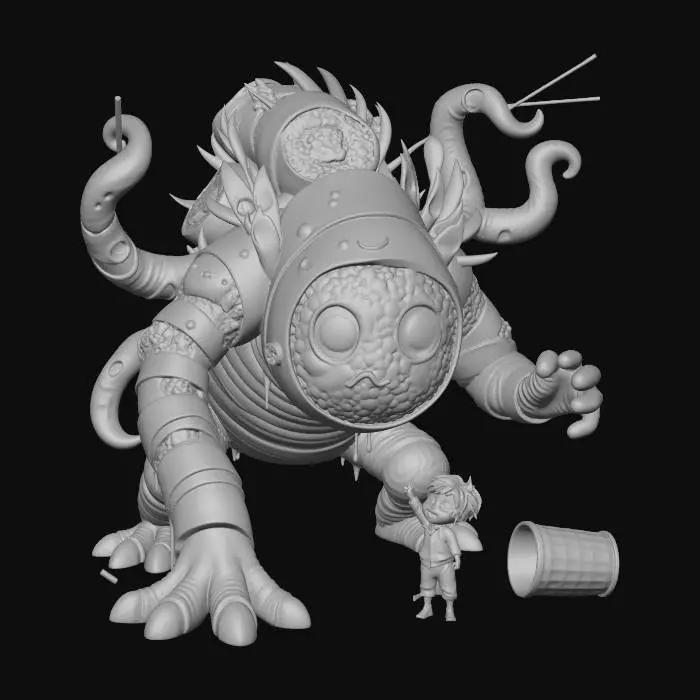 3D model for Gentle Colossus Kawaai by Night