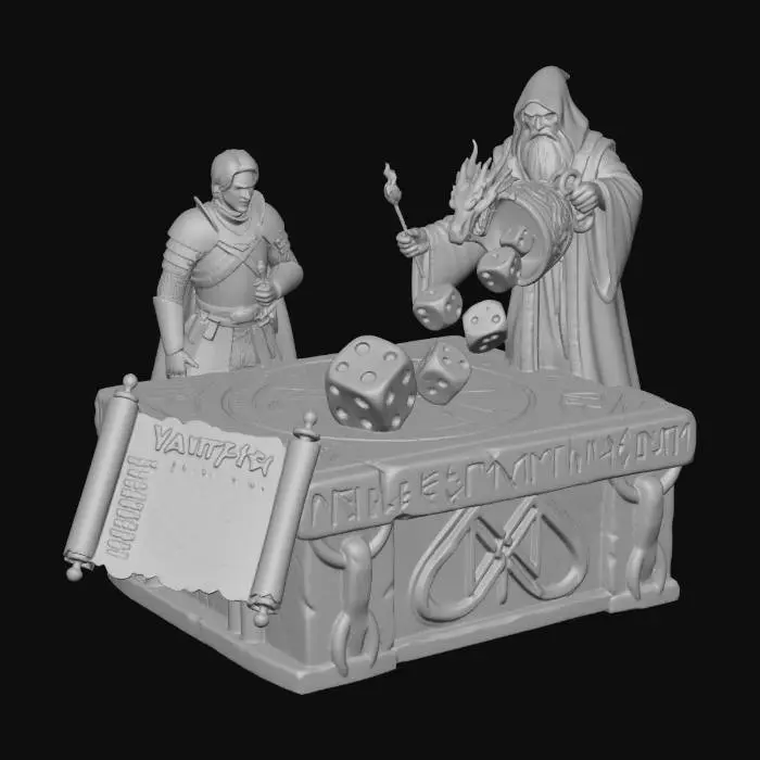 3D model for The Dragon's Yathzee Gambit