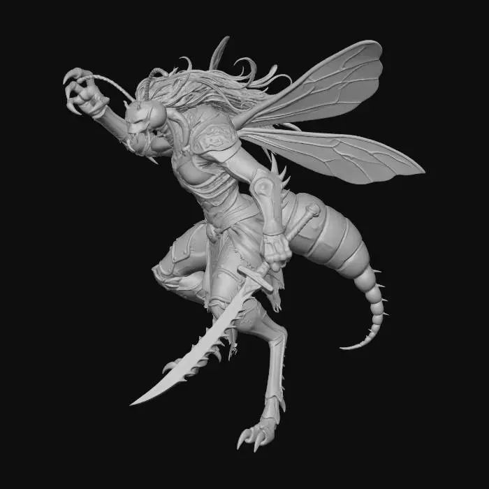 3D model for Ironwing Warlord