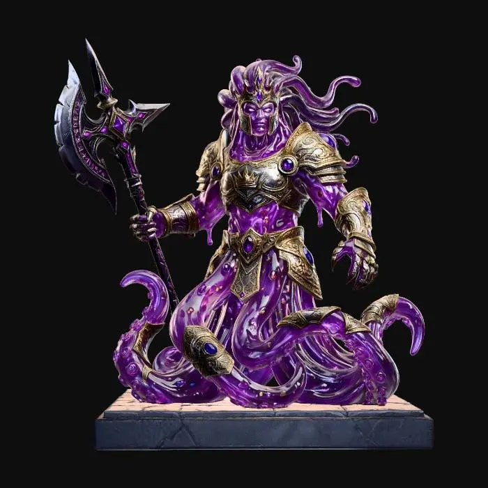 3D model for Amethyst Royal Slime Warlord